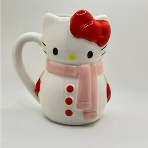 Hello Kitty Snowman Christmas Mug